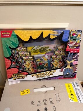 Pokemon Premium Poster Collection — Yellow, Green, Purple, Black Artwork